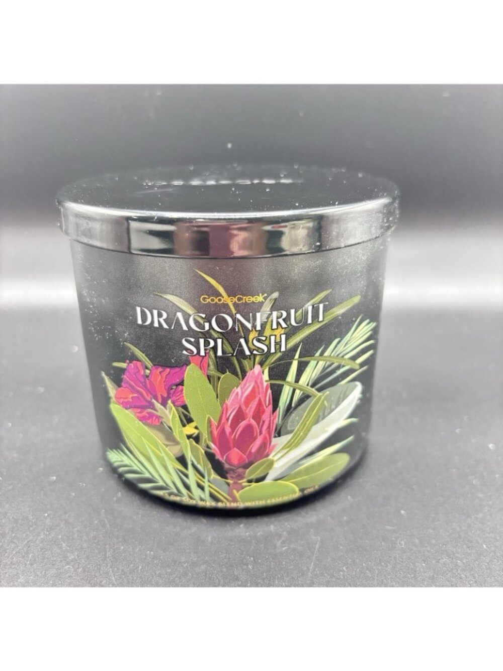 Goose Creek Dragon Fruit Splash 3 Wick Jar Candle 14.5 oz Mango Peach Guava Pink - Picture 2 of 15
